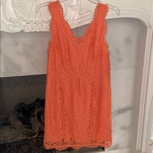 Joie coral lace dress